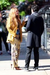Blake Lively - "It Ends With Us" With Co-star Justin Baldoni in New Jersey 05/25/2023