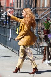 Blake Lively - "It Ends With Us" With Co-star Justin Baldoni in New Jersey 05/25/2023