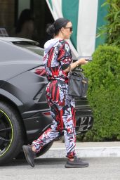 Bre Tiesi - Arriving at San Vicente Bungalows in West Hollywood 05/24/2023