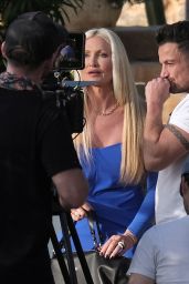 Caprice - Filming Set in Ibiza 04/26/2023