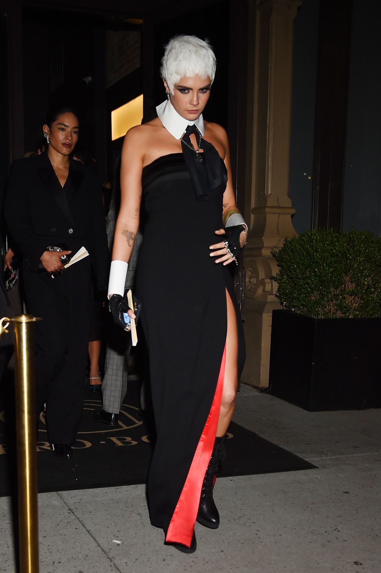 Cara Delevingne - Arrives at the Met Gala After Party at the Zero Bond