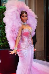 Cardi B - Leaving The Mark Hotel for the 2023 Met Gala in NYC 05/01/2023