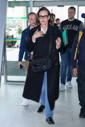 Carole Bouquet at Nice Airport 05/21/2023