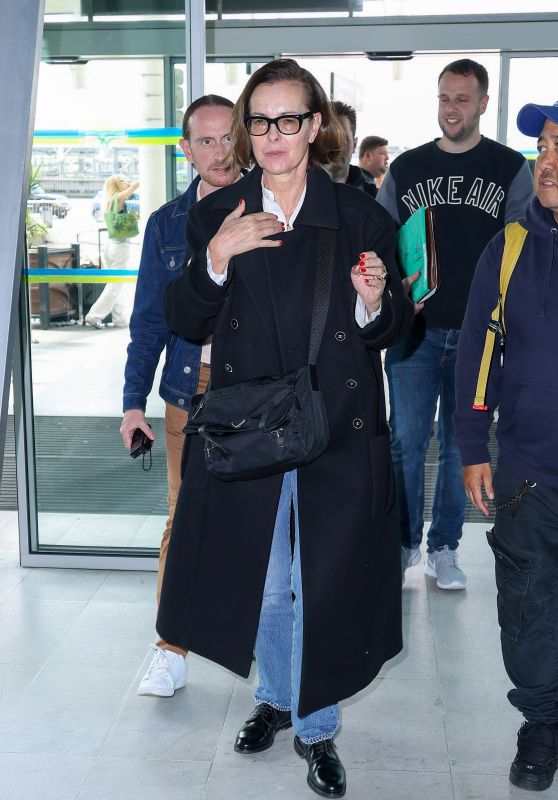 Carole Bouquet at Nice Airport 05/21/2023
