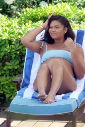 Chanel Iman - Holiday in Capri 05/27/223