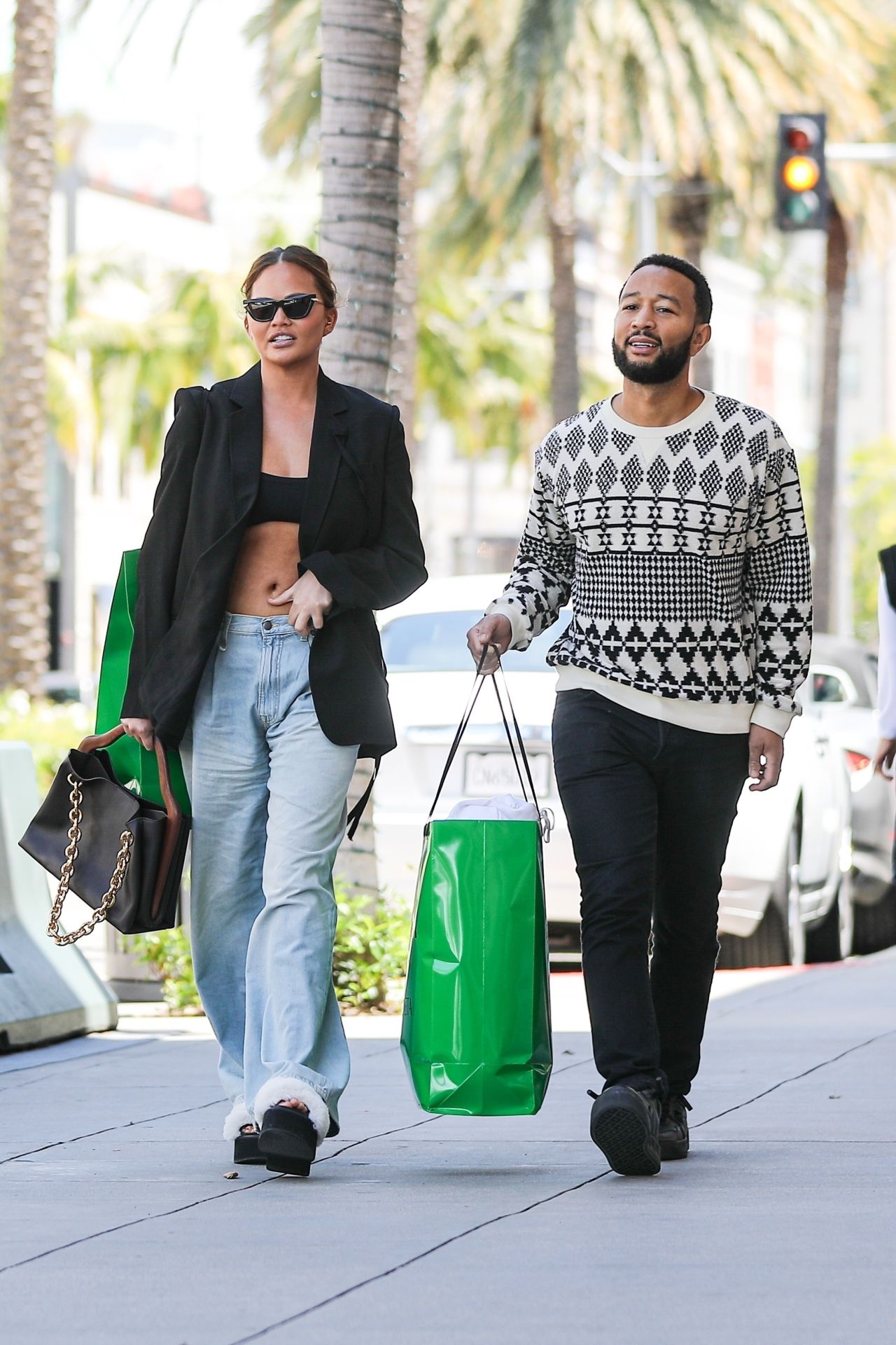 Chrissy Teigen on Rodeo Drive in Beverly Hills 05/05/2023 • CelebMafia