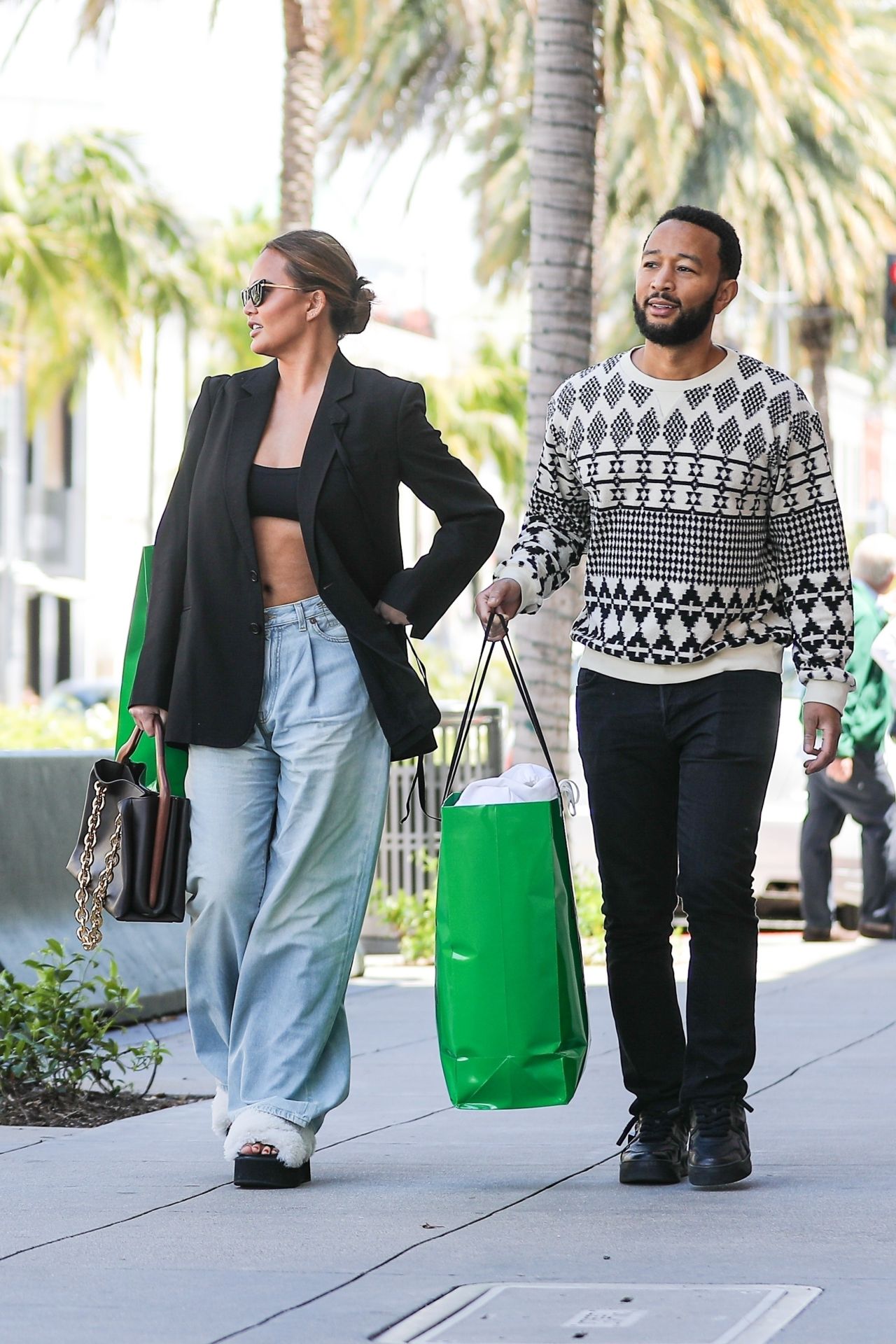 Chrissy Teigen on Rodeo Drive in Beverly Hills 05/05/2023 • CelebMafia