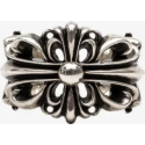 Chrome Hearts Double Floral Cross Ring