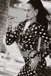 Dua Lipa - "La Vacanza" Collection Collaboration With Donatella Versace, Summer 2023