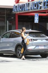 Elisabetta Canalis - Arriving at a Kickboxing Class in LA 05/28/2023