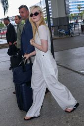 Elle Fanning - Arriving at Nice Airport 05/15/2023