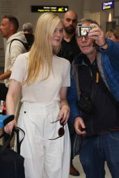 Elle Fanning - Arriving at Nice Airport 05/15/2023