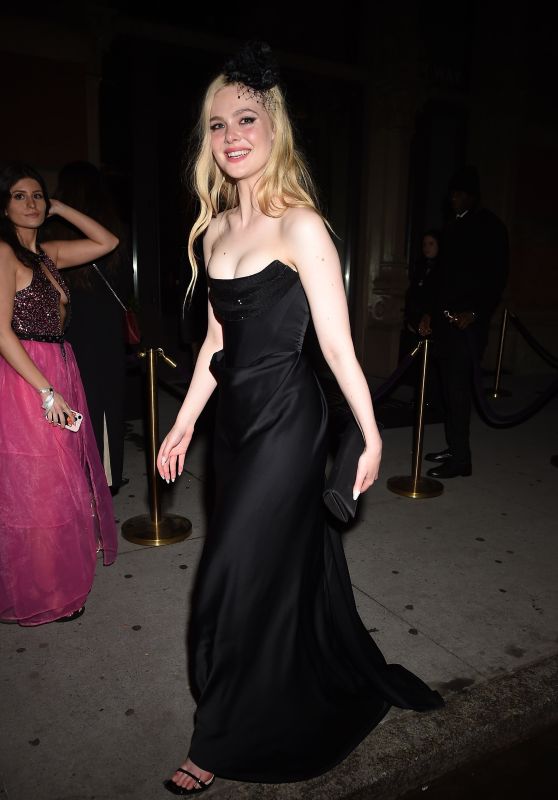 Elle Fanning - Exits the Met Gala Afterparty in NYC 05/01/2023