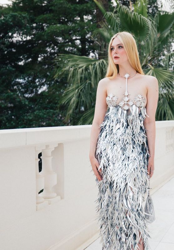 Elle Fanning - Paco Rabanne Cannes Party Photo Shoot May 2023