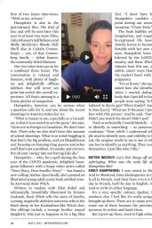 Emily Hampshire - Metro Weekly 05/04/2023 Issue