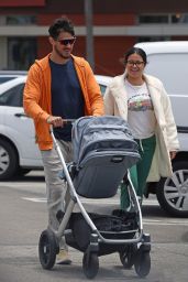 Gina Rodriguez and Husband Joe LoCicero at J Nichols Kitchen in Marina Del Rey 05/26/2023