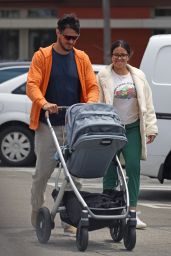 Gina Rodriguez and Husband Joe LoCicero at J Nichols Kitchen in Marina Del Rey 05/26/2023