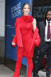 Hailee Steinfeld in All Red at GMA in New York 05/24/2023