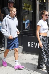 Hailey Rhode Bieber and Justine Skye "Get at Gotham Gym in New York 05/13/2023