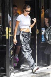 Hailey Rhode Bieber in Workout Outfit in New York 05/13/2023