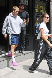 Hailey Rhode Bieber in Workout Outfit in New York 05/13/2023