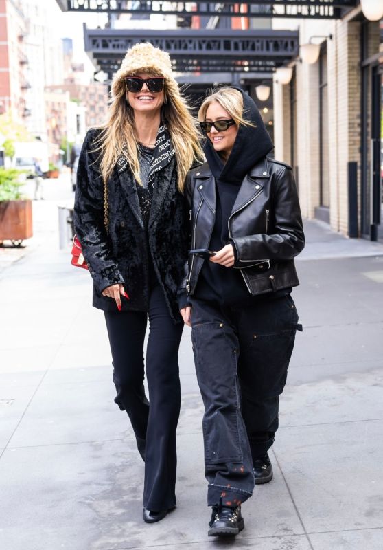 Heidi Klum and Leni Klum - Out in the Meatpacking District, NYC 05/04 ...