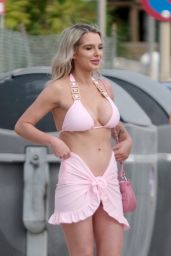 Helen Flanagan in a Skimpy Pink Bikini - Ocean Beach in Ibiza 05/27/2023