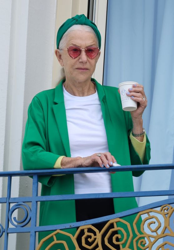 Helen Mirren at the Martinez Hotel in Cannes 05/17/2023