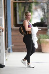 Hilary Duff in Gym Ready Outfit in Los Angeles 05/29/2023
