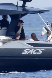 Irina Shayk on a Superyacht Off the Coast of Sardinia 05/28/2023