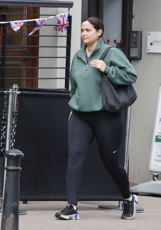Jacqueline Jossa in Workout Outfit in Essex 05/10/2023