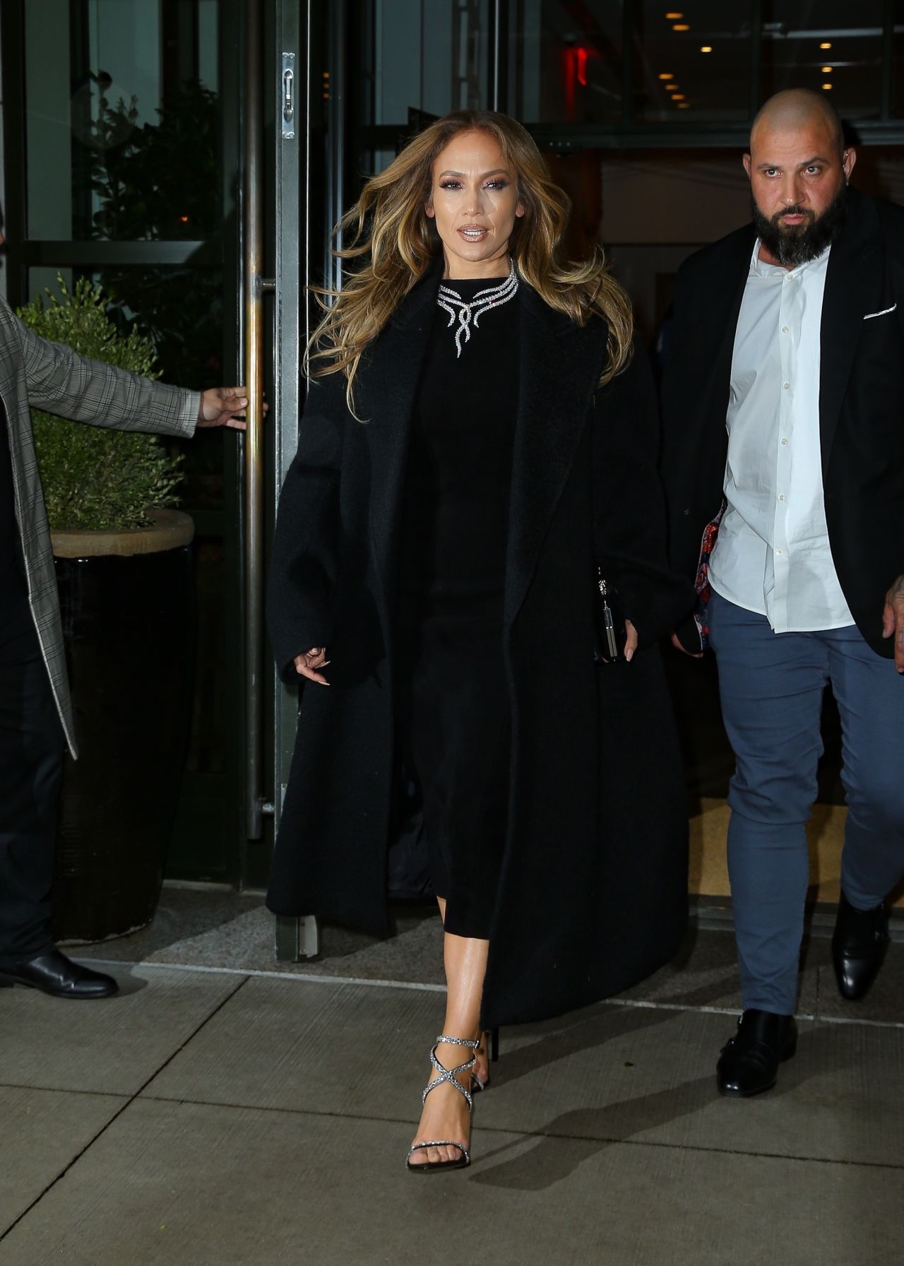 Jennifer Lopez in a Black Outfit in New York 05/04/2023 • CelebMafia