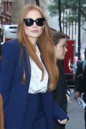 Jessica Chastain - Exiting the Today Morning Show in New York 05/30/2023