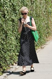 Julia Garner in a Black Dress in New York 05/27/2023