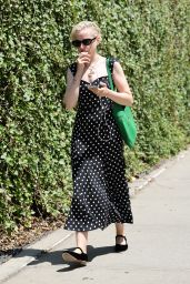 Julia Garner in a Black Dress in New York 05/27/2023