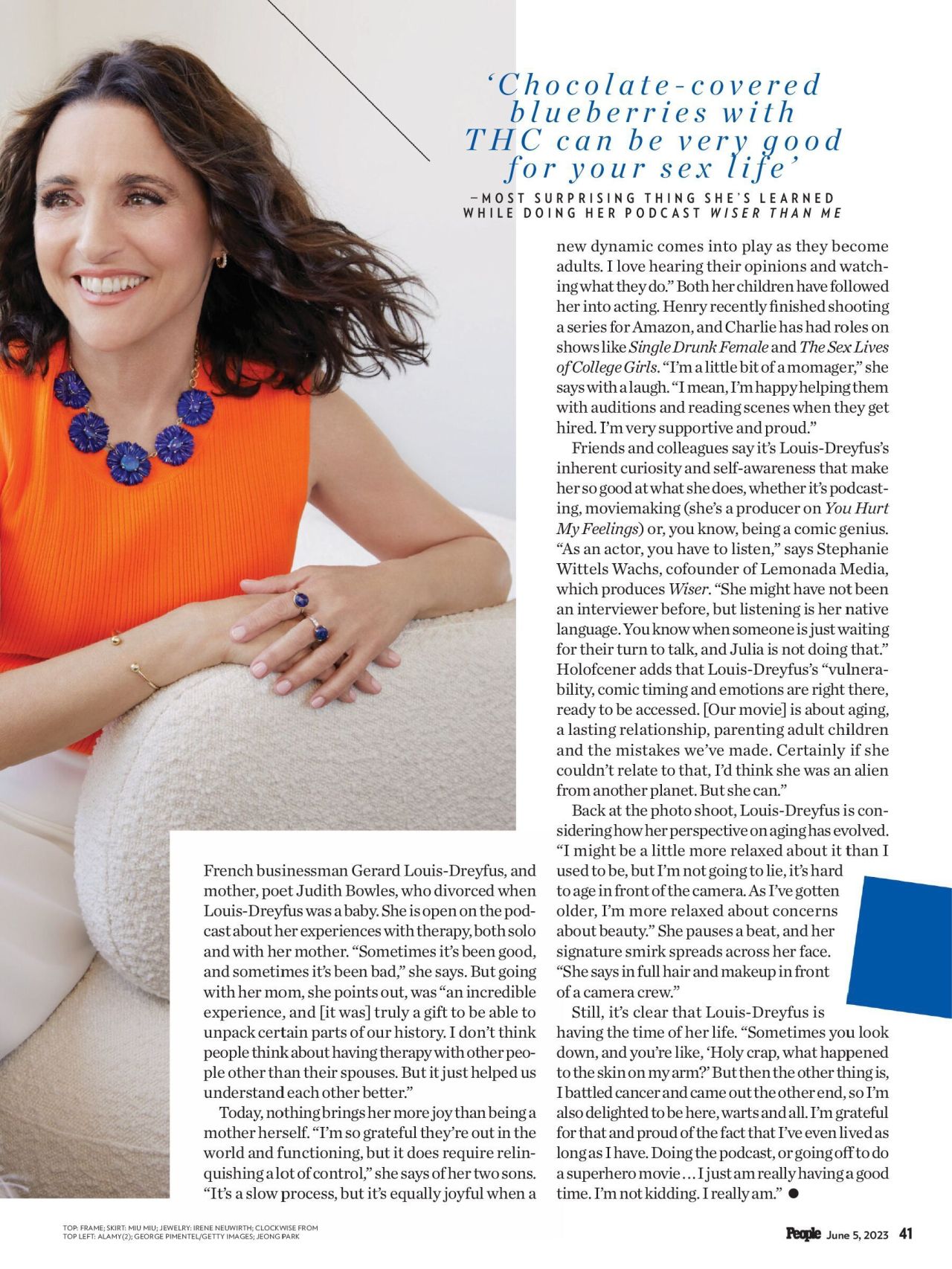 Julia Louis-Dreyfus - People USA 06/05/2023 Issue • CelebMafia