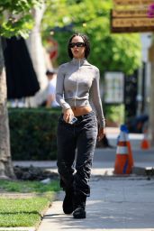Juliana Nalu Wearing a Yeezy Top in West Hollywood 05/18/2023