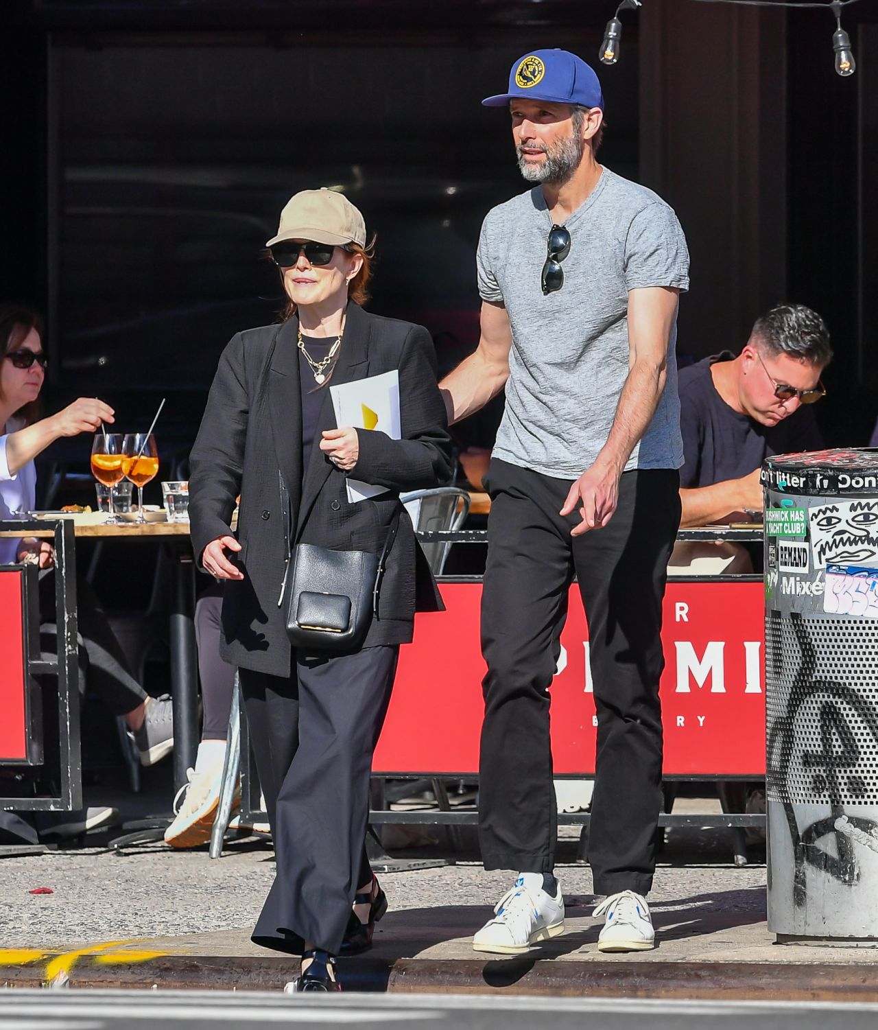 Julianne Moore and Bart Freundlich - Out in NYC 05/17/2023 • CelebMafia