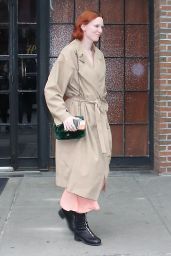 Karen Elson - Exiting the Bowery Hotel in New York 04/28/2023
