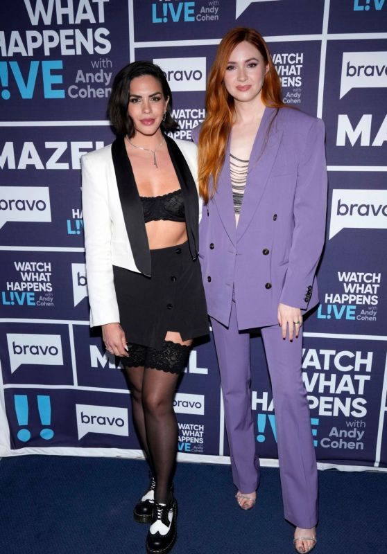 Karen Gillan and Katie Maloney - Watch What Happens Live With Andy Cohen 05/09/2023