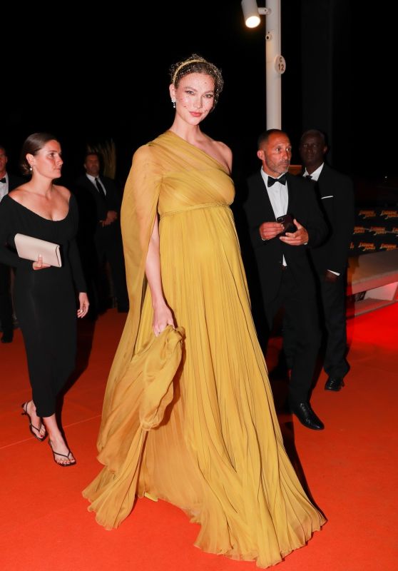 Karlie Kloss at the Indiana Jones Beach Party in Cannes 05/18/2023