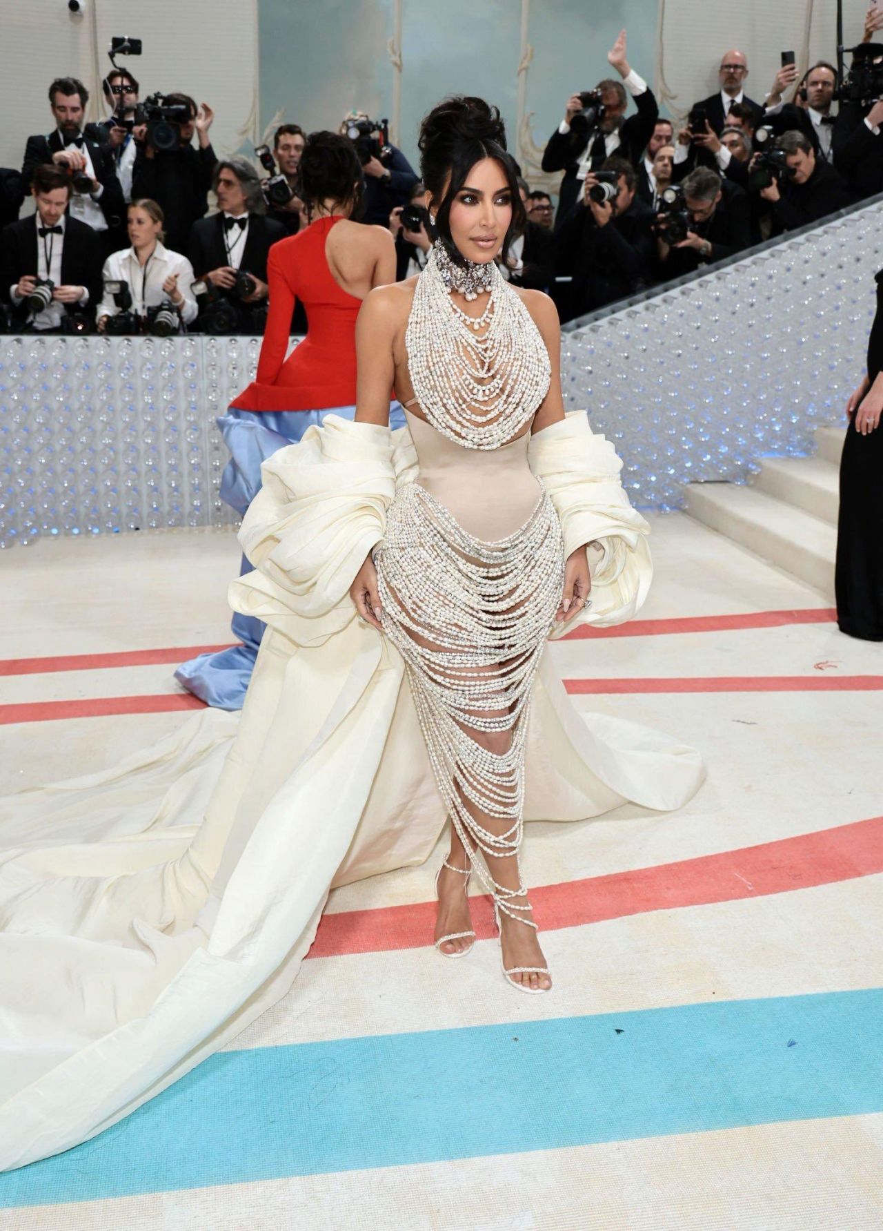 Kim Kardashian Met Gala 2023 • CelebMafia