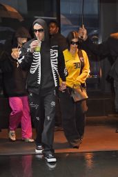Kourtney Kardashian and Travis Barker - Out in Rainy New York 05/20/2023