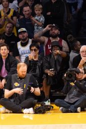 Kris Jenner and Corey Gamble at the LA Lakers Game in Los Angeles 05/22/2023