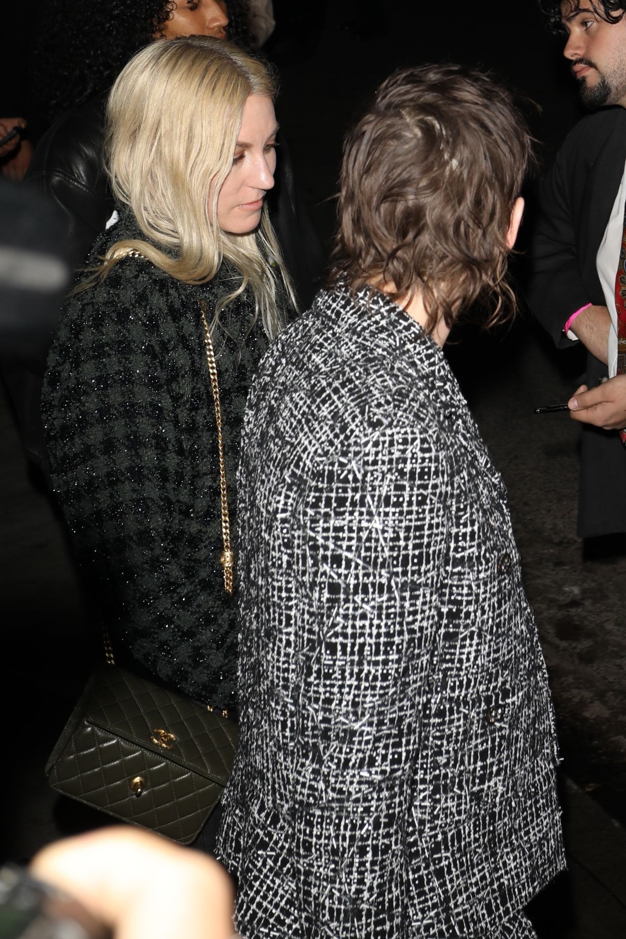 Kristen Stewart and Dylan Meyer – Leaving the Chanel Party at Chateau