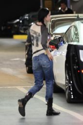 Krysten Ritter in Jeans and a Rolling Stones T-Shirt at Soho House in West Hollywood 05/03/2023
