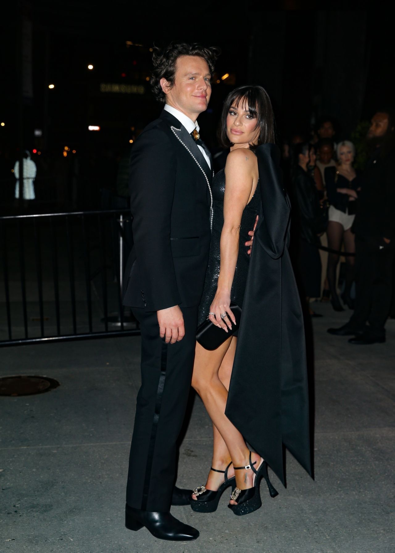 Lea Michele - Arriving a Met Gala After Party in NYC 05/01/2023 ...