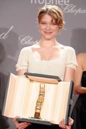 Léa Seydoux - Chopard Trophy at Cannes Film Festival 05/18/2023