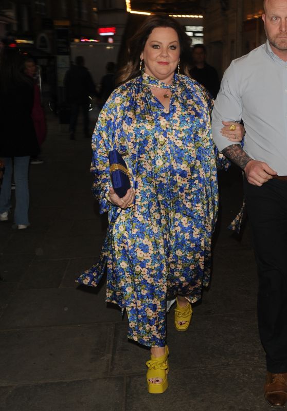 Melissa McCarthy - Leaving J Sheekys in Covent Garden, London 05/16/2023
