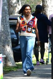 Mindy Kaling at the Park in Los Angeles 05/21/2023
